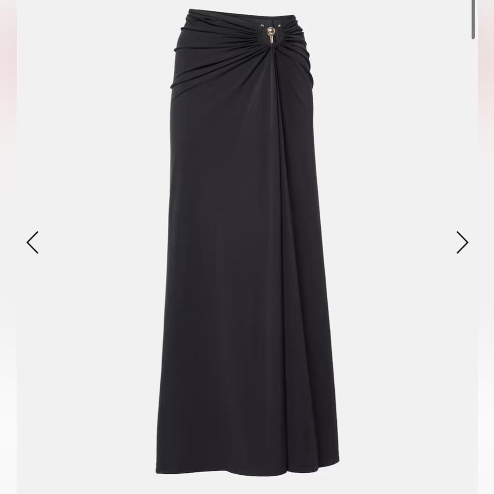 Christopher Esber Black Orbit Jersey Maxi Skirt Size 6 EUC - Picture 3 of 9